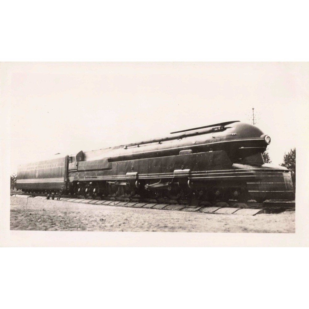 PRR Pennsylvania Railroad S1 6-4-4-6 #6100 Streamlined Steam Locomotive Photo